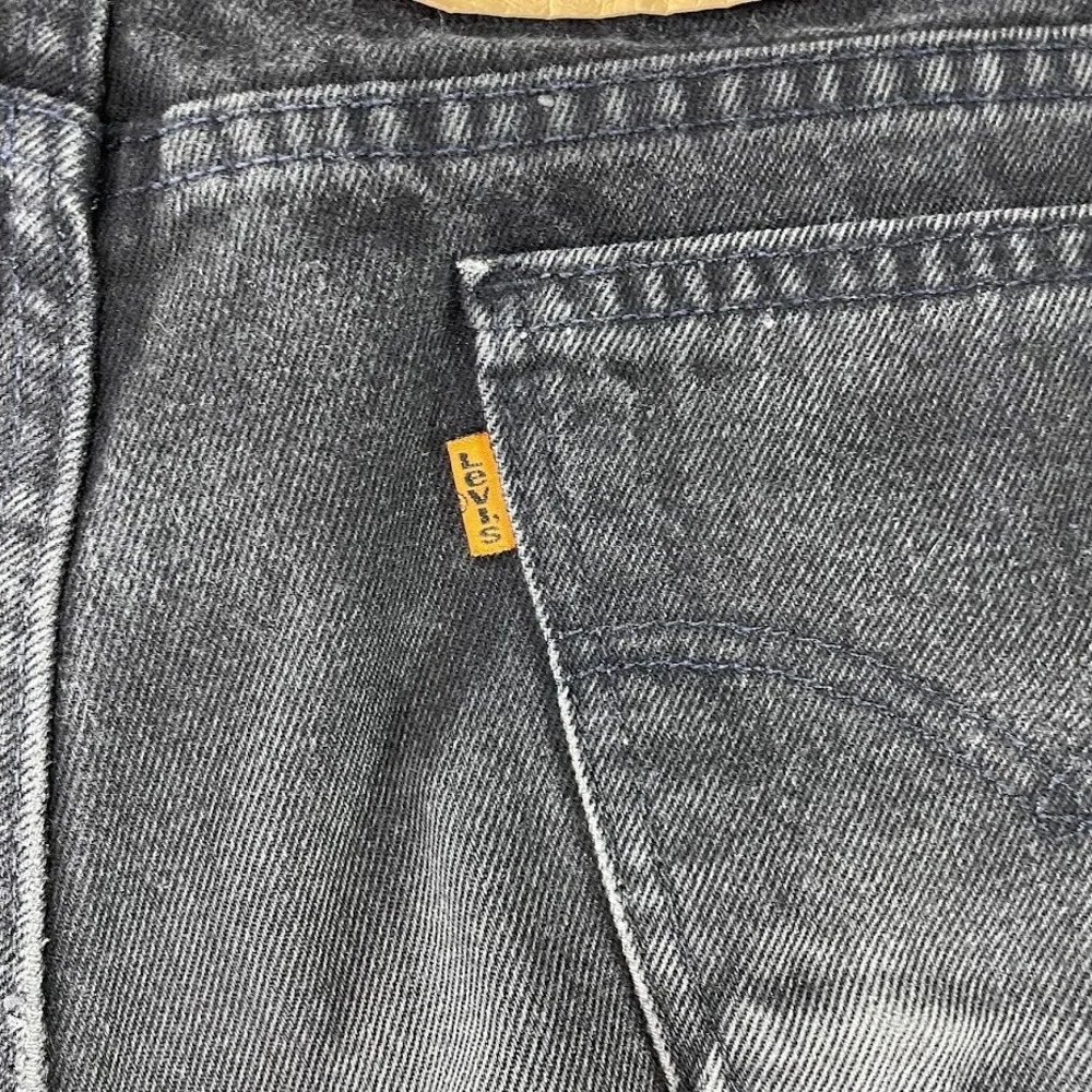 Vintage Levis 505 Orange Tab Jeans Mens 34x34 Black Made in USA 1995 Straight